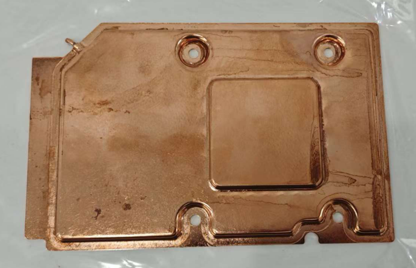 Metal copper part flatness measurement scheme