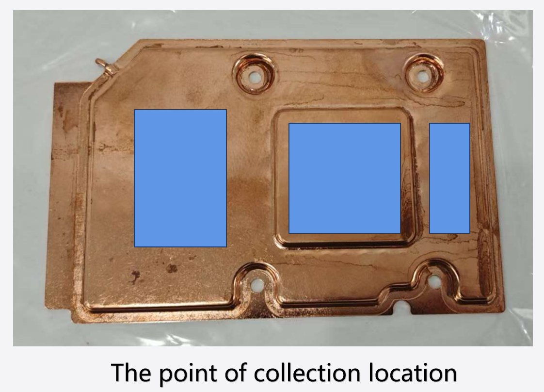 Metal copper part flatness measurement scheme02