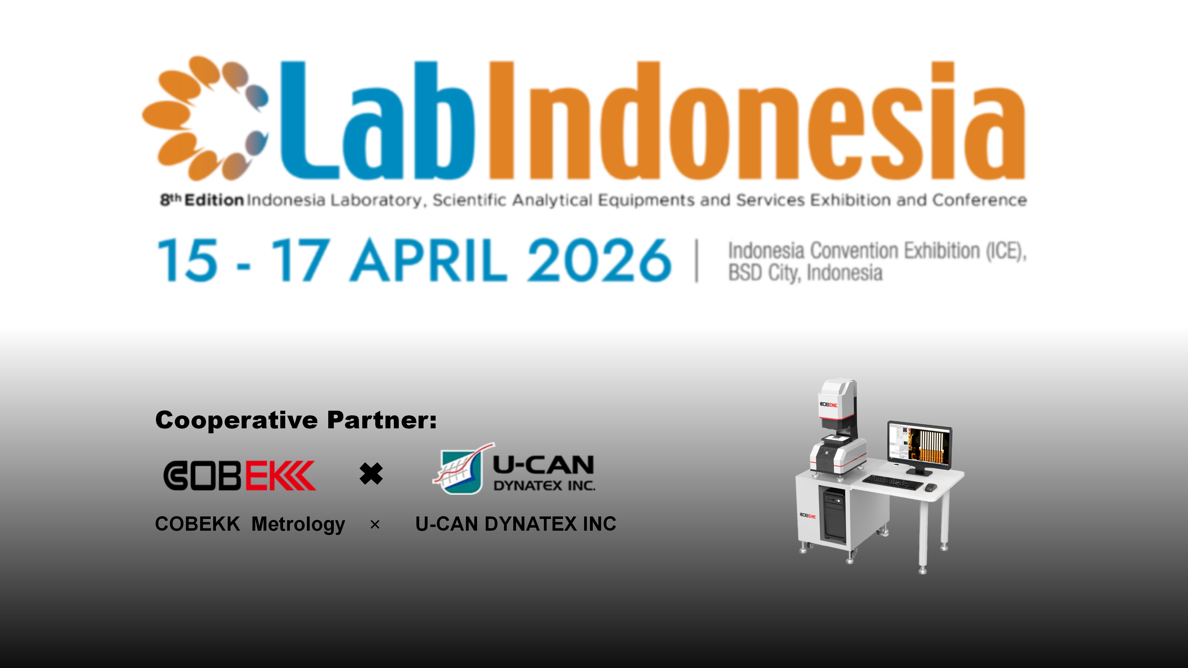 COBEKK QM Series Flash Measuring System at Lab Indonesia 2026