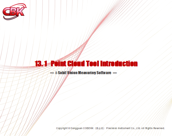13.1(i-Sobit)Point Cloud Tool Introduction