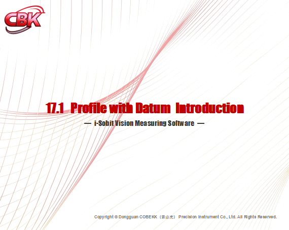 17.1(i-Sobit)Profile with Datum Introduction