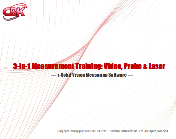 (i-Sobit)Video Probe Laser 3-in-1Measurement Training